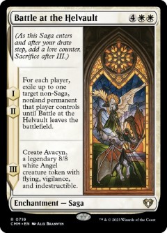 🔥 Battle at the Helvault Commander Masters Saga Frame